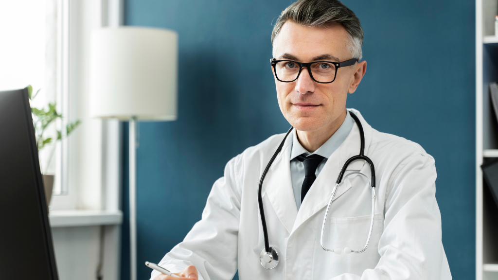 Doctor of small clinic satisfied with AI medical scribe